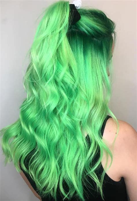 63 Offbeat Green Hair Color Ideas Green Hair Dye Kits To Go Green