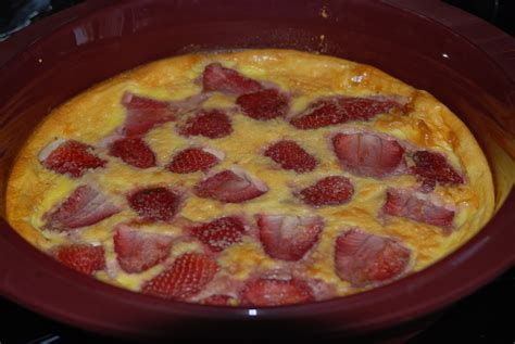 Clafoutis aux fraises ww