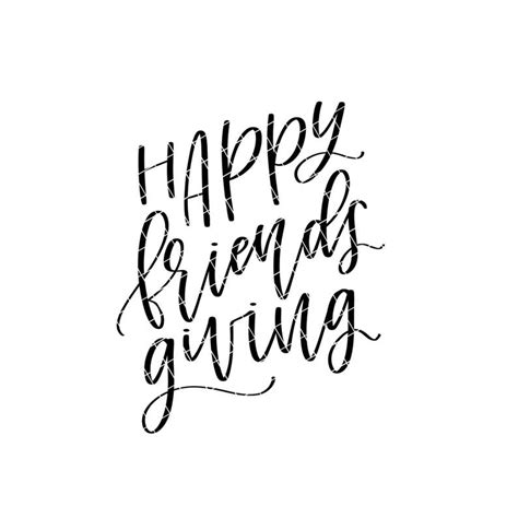 Happy Friendsgiving SVG Happy Friendsgiving Friendsgiving - Etsy