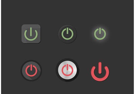 Power on or off button. On Off Power Symbol Buttons Set 89180 - Download Free ...