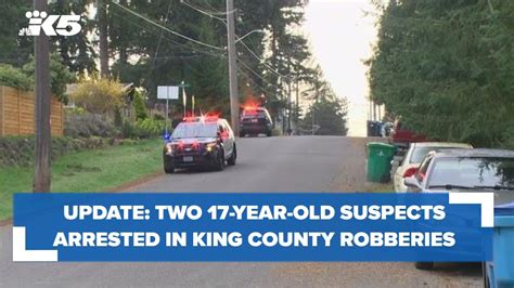 update two suspects in custody after early morning armed robberies in king county youtube