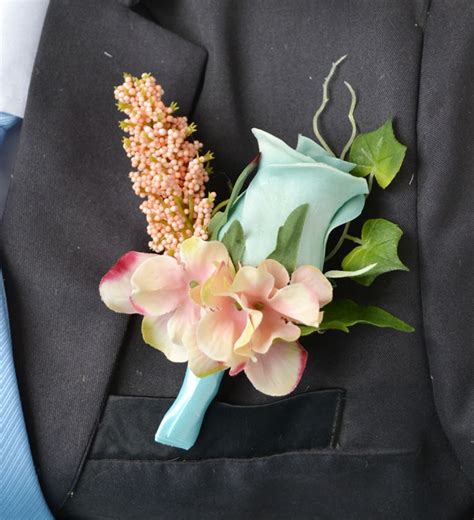 Diy Handmade Artificial Rose Flower Groom Boutonniere Best Man Wrist