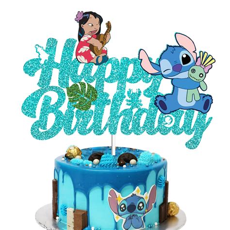Buy Gzduck Blue Cake Topper Happy Birthday Decors For Kids Birthday