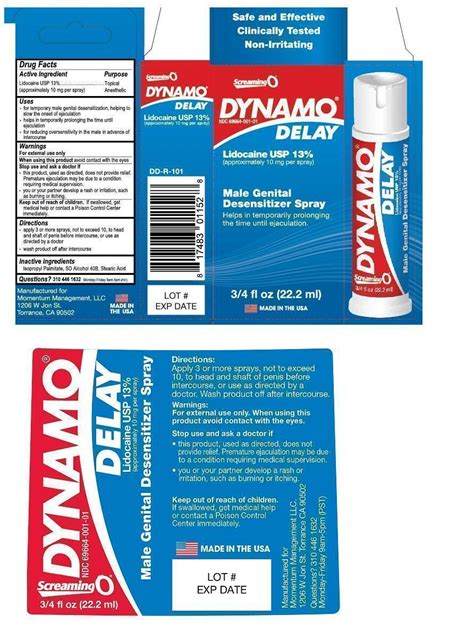 dynamo delay spray momentum management