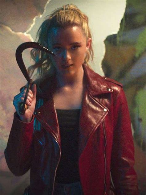 Kathryn Newton Freaky Millie Red Leather Jacket New American Jackets