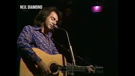 Neil Diamond Song Sung Blue Live 1972 Hd Youtube