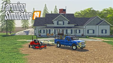 MOWING MASSIVE MILLIONAIRE PROPERTY NEW WORK TRUCK ROLEPLAY