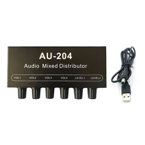 Headphone Mixer Audio Mixer Audio Distributor Signal Selector Switcher