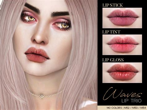 Waves Lip Trio By Pralinesims At Tsr Sims 4 Updates