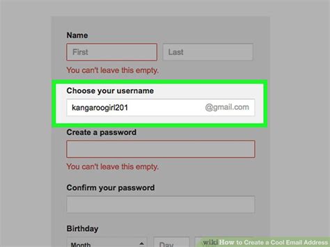3 Ways To Create A Cool Email Address Wikihow