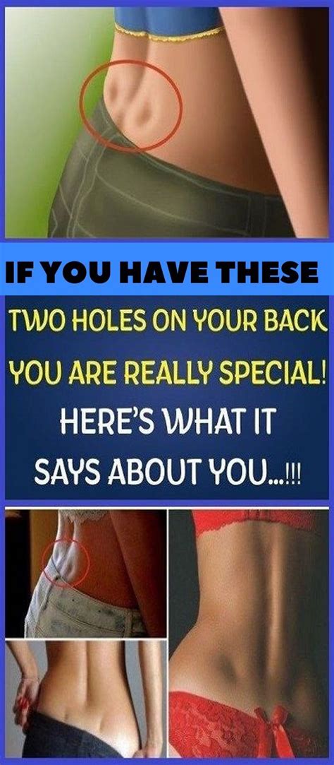 If You Have These Two Holes On The Back You Are Really Special Here S What It Says About You In