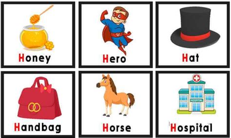 Learn Vocabulary Words That Start With H