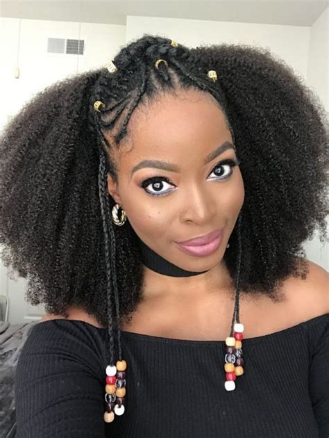 Pull hair from the back of neck and start braiding two french braids each towards the ears crossing it over the waterfall crown hairstyle. 14 Fulani Braids Styles to Try Out Soon - Loud In Naija