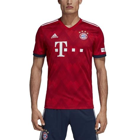 Adidas Bayern Munich Home Mens Short Sleeve Jersey 20182019 Adidas