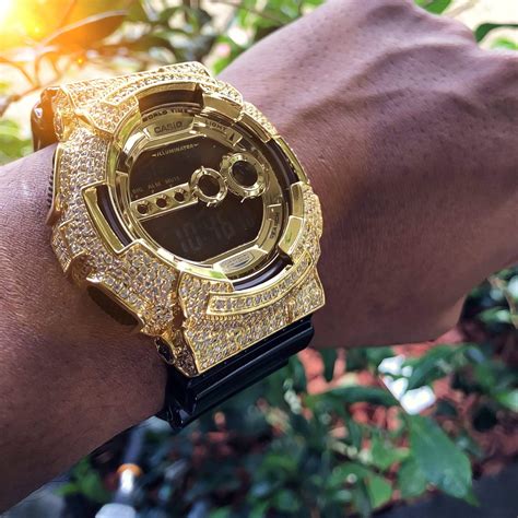 Gold Iced Out Gd 100 Watch Jewellerykings