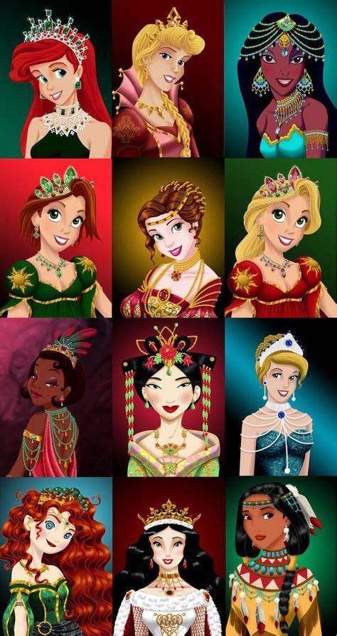 Les Princesses Disney Et Leur Magnifiques Bijoux Ariel Aurore