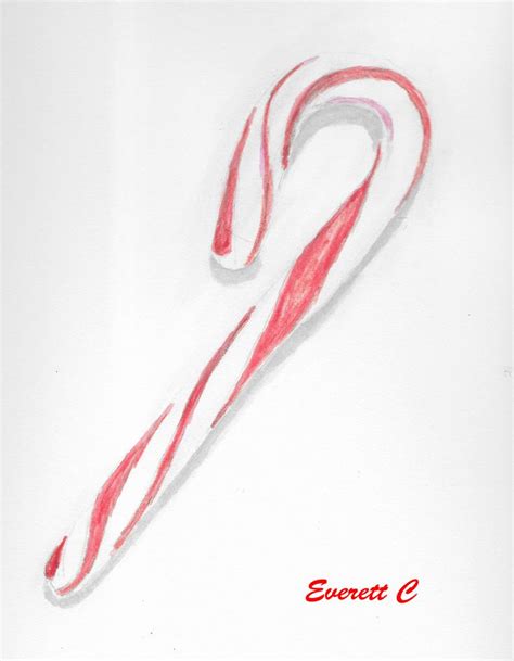 Candy Cane Colored Pencil