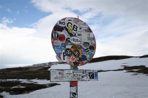 Stickers On Sign At Polar Circle Morten Skogly Flickr