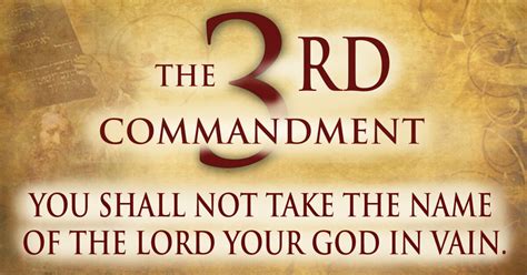 Third Commandment Whats In A Name Sermons Arcola United Methodist