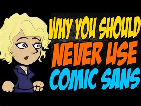 Before we take a closer look at some of these alternatives to bitcoin, let's. Why You Should Never Use Comic Sans - YouTube