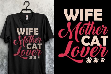 Wife Mother Cat Lover Graphic By Idesign · Creative Fabrica