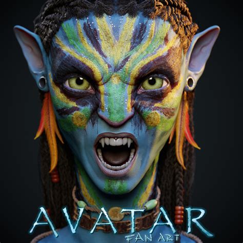 Artstation Neytiri Avatar Fan Art
