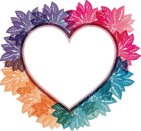 Heart Shaped Frame Heart Shaped Border Clipart Transparent Png