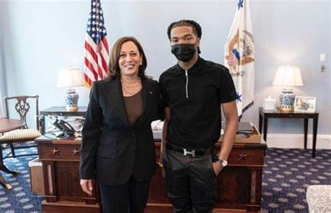 Lil Baby Meets With Vice President Kamala Harris All Day Drip