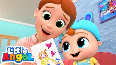 I Love You Mommy Little Angel Kids Songs And Nursery Rhymes Youtube
