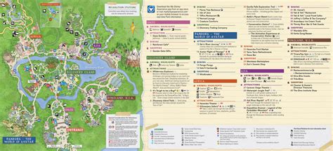 Animal Kingdom Map Walt Disney World Updated July 2020