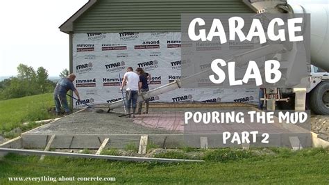 How To Pour A Garage Slab Monolithic Concrete Slab Concrete Slab