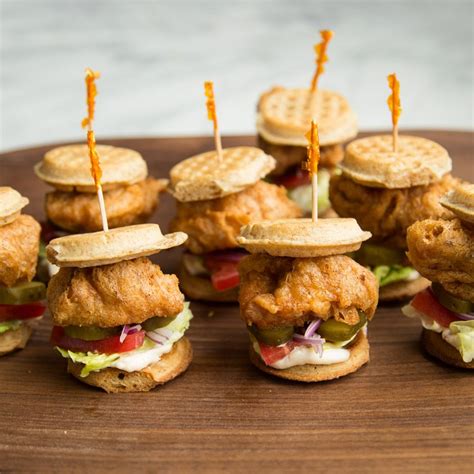 These Irresistible Sliders Feature Fried Chicken And Loads Of Toppings