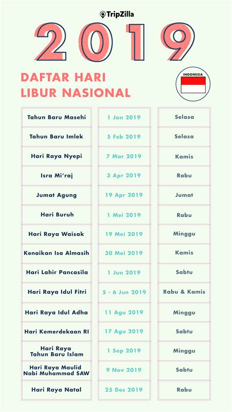 Berikut daftar hari libur nasional tahun 2021: Kalender Lebaran Haji 2019 - Ucapan Lebaran