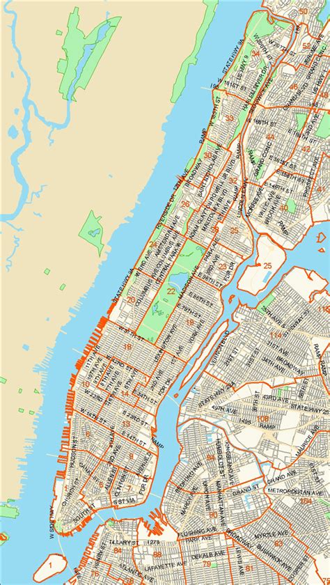 Crg Manhattan Police Precinct Map