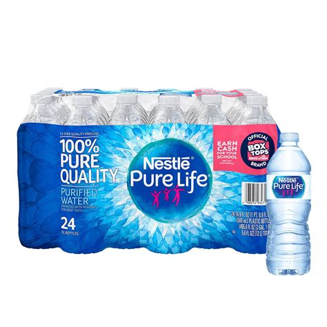 Nestle Pure Lifetm Purified Bottled Water Case Of 24 Fl Oz Pack Of