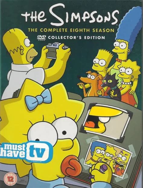 The Simpsons The Complete Eighth Season Boxset Region 2 Pal Dvd £3
