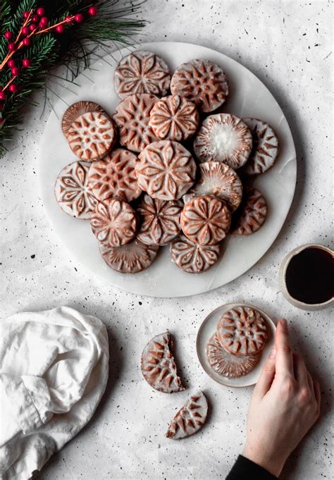 Cardamom Gingerbread Cookies Orange Glaze Sunday Table