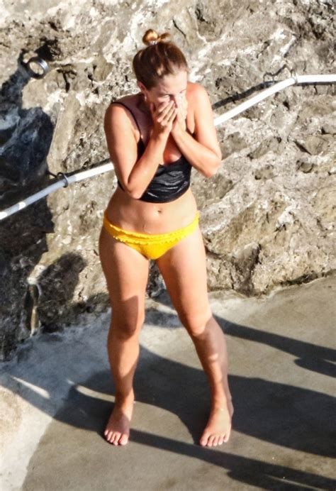 Emma Watson In Bikini On Holiday In Positano Italy Gotceleb