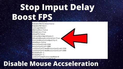 Due to recent patches this tool doesn't really provide any benefit anymore, but should still be functional. How to Boost FPS and disable mouse acceleration In ...