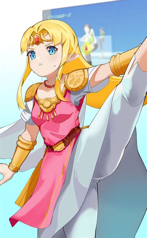 Princess Zelda Wii Fit Trainer Wii Fit Trainer Female Nintendo