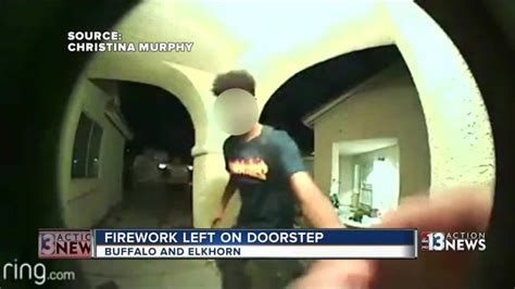 Ding Dong Ditch Turns Dangerous When Teen Throws Firework On Porch