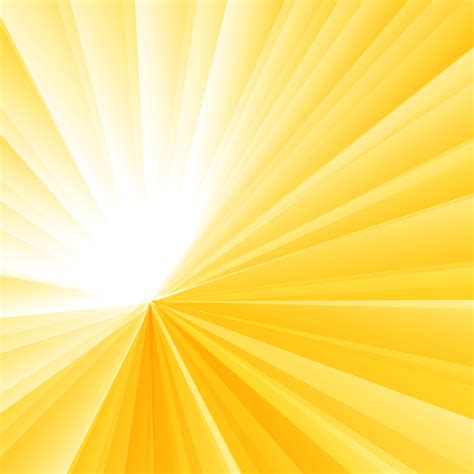 Abstract Light Burst Yellow Radial Gradient Background Sunburst Rays