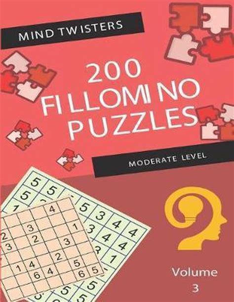 Mind Twisters 200 Fillomino Puzzles Moderate Level Volume 3