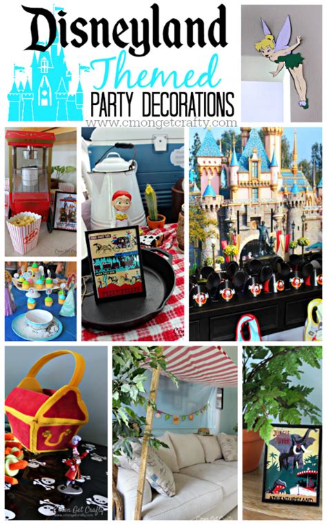 Disneyland Themed Party Decorations And Free Printables