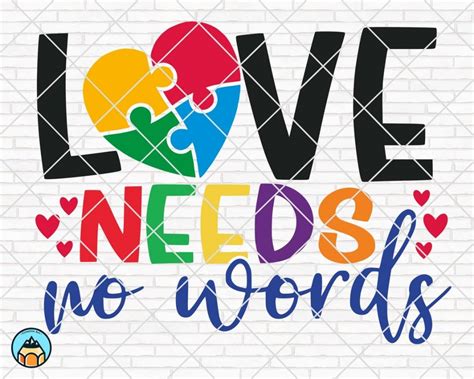 Love Needs No Words SVG | HotSVG.com