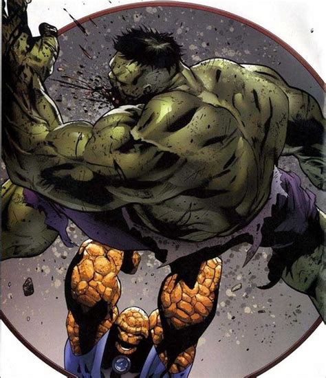 The Thing Vs Hulk Marvel Superheroes Hulk Artwork Hulk