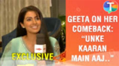 geeta basra thanks her hubby harbhajan singh for his support as she makes a comeback exclusive