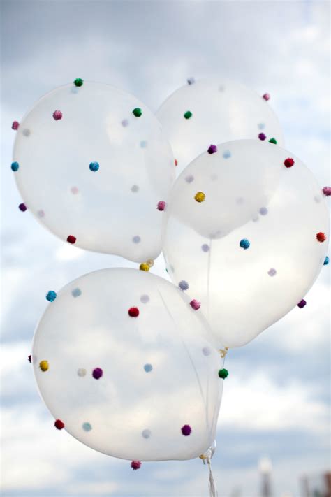 Pom Pom Balloons Munchkins And Mayhem