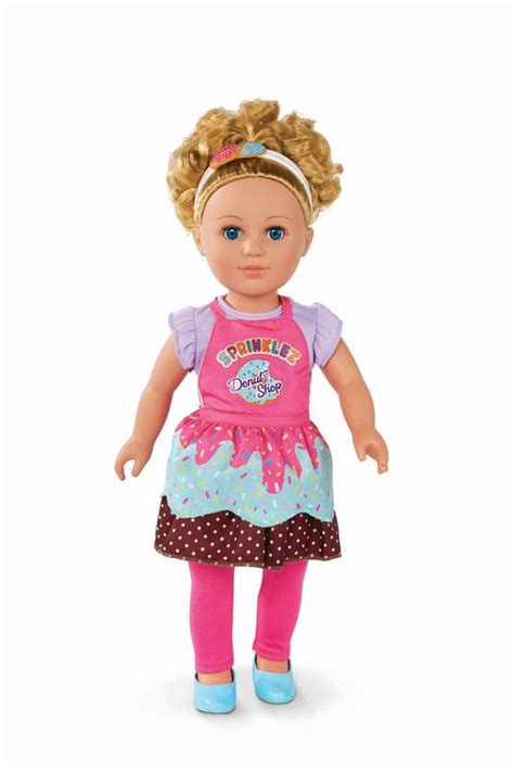 My Life As 18 Inch Poseable Donut Shop Owner Doll Blonde Hair