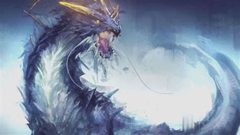 1366x768 Dragon Painting 1366x768 Resolution Wallpaper Hd Artist 4k